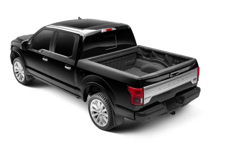 Husky Liners 2015-2017 Ford F-150 w/ OE Fender Flares Front and Rear Mud Guards - Black - Installation View