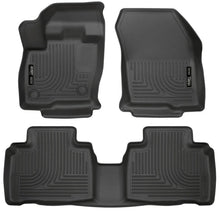 Load image into Gallery viewer, Husky Liners 2015 Ford Edge WeatherBeater Front &amp; 2nd Row Combo Black Floor Liners - Main Product View
