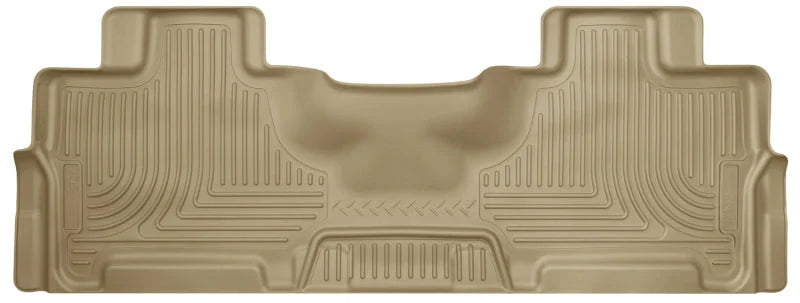 Husky Liners 2015 Ford Expedition/Lincoln Navigator WeatherBeater 2nd Row Tan Floor Liner - Main Product View