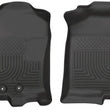Load image into Gallery viewer, Husky Liners 2015 Ford Expedition/Lincoln Navigator WeatherBeater Front Black Floor Liners - Main Product View