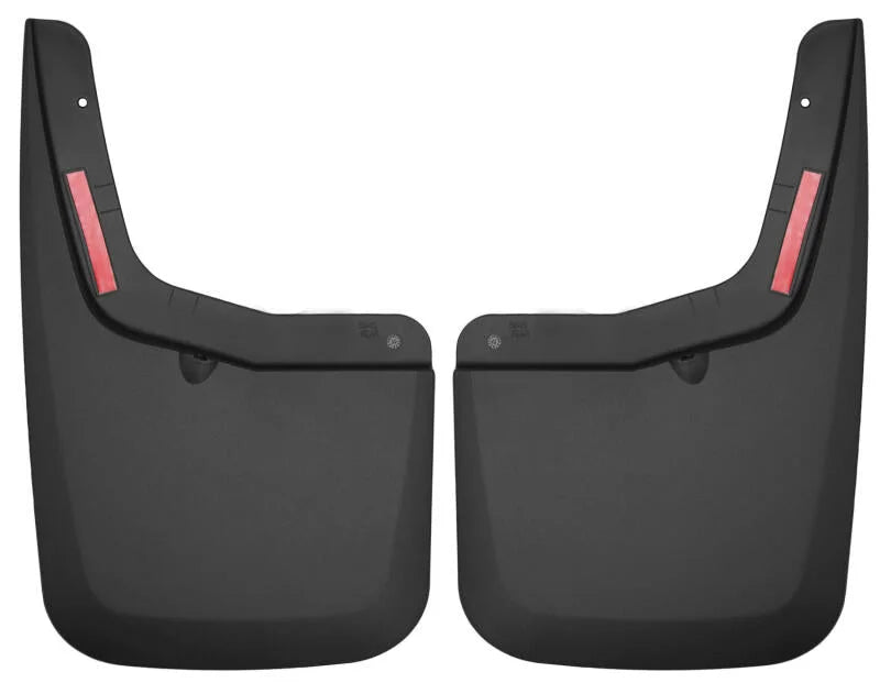 Husky Liners 2015 Ford F-150 w/ OE Fender Flares Mud Guards Black Front Mud Guards - Main Product View