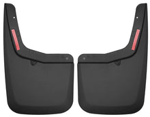 Load image into Gallery viewer, Husky Liners 2015 Ford F-150 w/ OE Fender Flares Mud Guards Black Rear Mud Guards - Main Product View