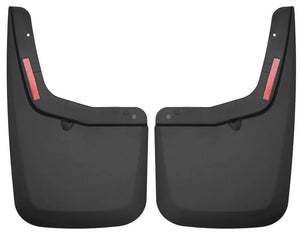 Husky Liners 2015 Ford F-150 w/ OE Fender Flares Mud Guards Black Rear Mud Guards - Main Product View