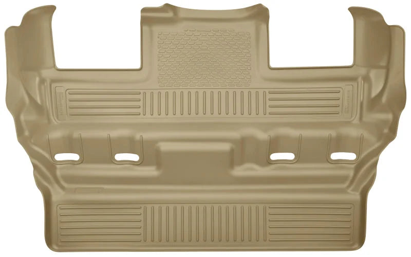 Husky Liners 2015 GM Escalade/Tahoe/Yukon WeatherBeater Tan 3rd Seat (Bucket 2nd) Floor Liner - Main Product View