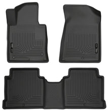 Load image into Gallery viewer, Husky Liners 2015 Hyundai Sonata Weatherbeater Black Front &amp; 2nd Seat Floor Liners - Main Product View