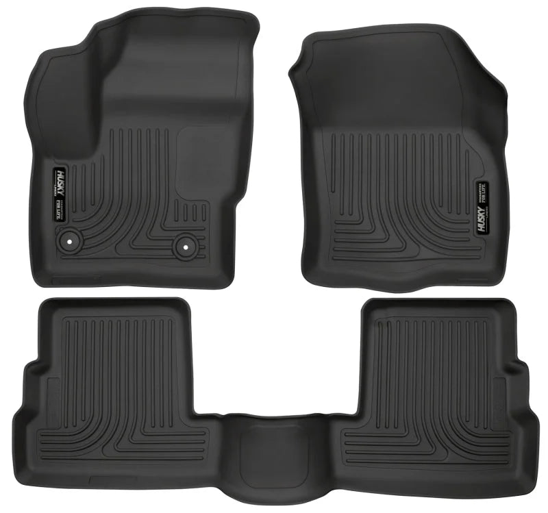 Husky Liners 2015 Lincoln MKC WeatherBeater Black Front & Second Seat Floor Liner - Main Product View