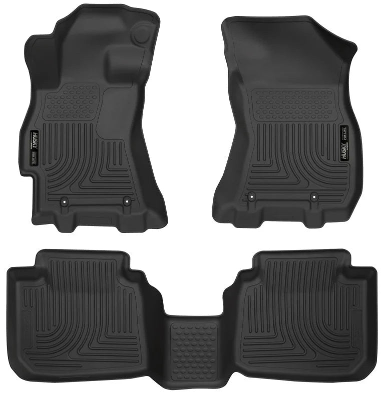 Husky Liners 2015 Subaru Legacy/Outback Weatherbeater Black Front & 2nd Seat Floor Liners - Main Product View
