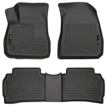 Load image into Gallery viewer, Husky Liners 2016 Chevy Malibu Weatherbeater Black Front &amp; 2nd Seat Floor Liners (Footwell Coverage) - Main Product View