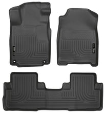 Load image into Gallery viewer, Husky Liners 2016 Honda CR-V WeatherBeater Combo Black Floor Liners - Main Product View