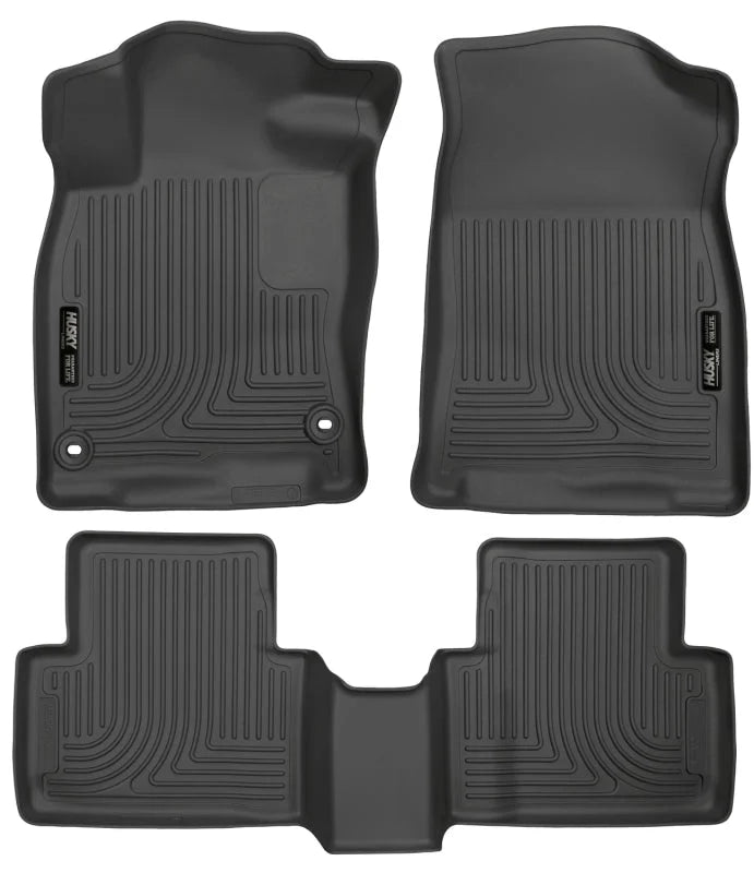 Husky Liners 2016 Honda Civic (4DR) WeatherBeater Combo Black Floor Liners - Main Product View