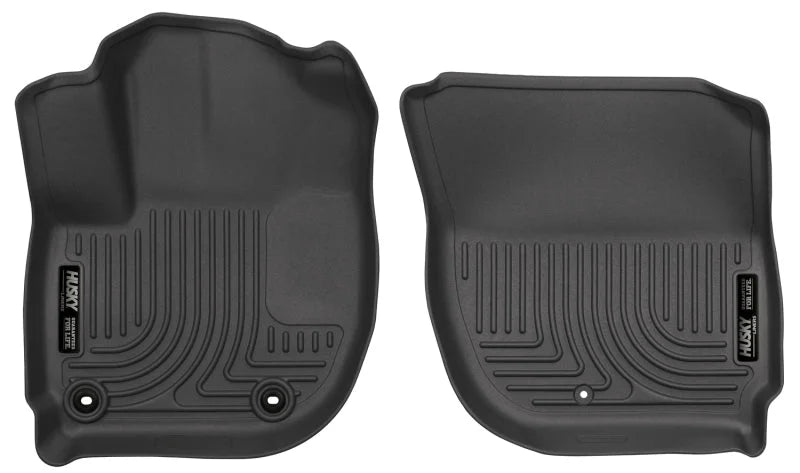 Husky Liners 2016 Honda HR-V Weatherbeater Black Front Floor Liners - Main Product View