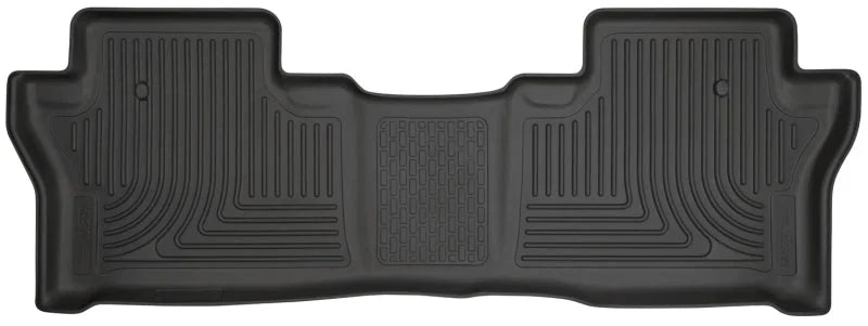 Husky Liners 2016 Honda Pilot WeatherBeater 2nd Row Black Floor Liners - Main Product View