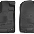 Load image into Gallery viewer, Husky Liners 2016 Honda Pilot WeatherBeater Front Black Floor Liners - Main Product View