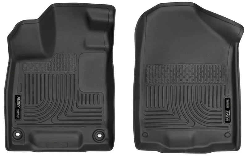 Husky Liners 2016 Honda Pilot WeatherBeater Front Black Floor Liners - Main Product View