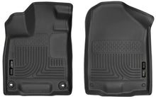 Load image into Gallery viewer, Husky Liners 2016 Honda Pilot WeatherBeater Front Black Floor Liners - Main Product View