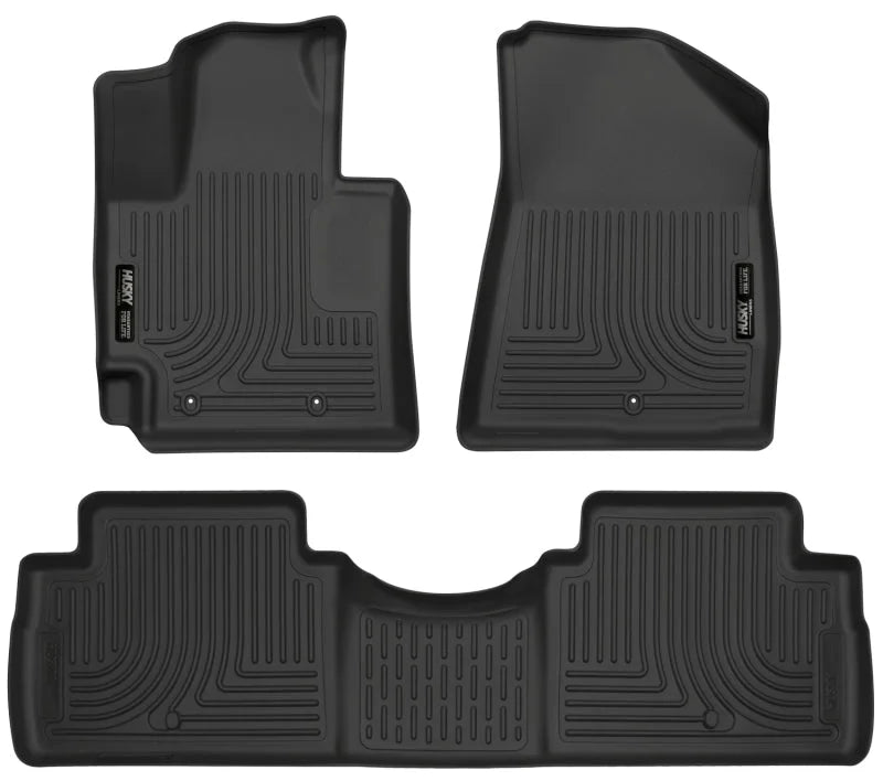 Husky Liners 2016 Kia Soul Weatherbeater Black Front & 2nd Seat Floor Liners (Footwell Coverage) - Main Product View