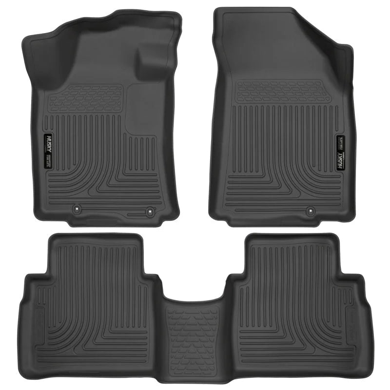 Husky Liners 2016 Nissan Maxima WeatherBeater Front and Second Row Black Floor Liners - Main Product View