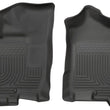 Load image into Gallery viewer, Husky Liners 2016 Nissan Titan XD Crew Cab WeatherBeater Front Row Black Floor Liners - Main Product View