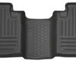 Load image into Gallery viewer, Husky Liners 2016 Toyota Tacoma Crew Cab WeatherBeater 2nd Row Black Floor Liners - Main Product View