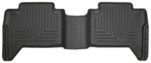 Load image into Gallery viewer, Husky Liners 2016 Toyota Tacoma Crew Cab WeatherBeater 2nd Row Black Floor Liners - Main Product View