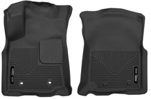 Load image into Gallery viewer, Husky Liners 2016 Toyota Tacoma Double Cab Pickup Black Front Floor Liners - Main Product View