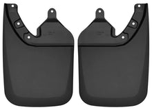 Load image into Gallery viewer, Husky Liners 2016 Toyota Tacoma w/ OE Fender Flares Custom Molded Rear Mud Guards - Black - Main Product View