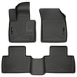 Load image into Gallery viewer, Husky Liners 2016 Volvo XC90 Weatherbeater Front and Rear Black Floor Liners - Main Product View