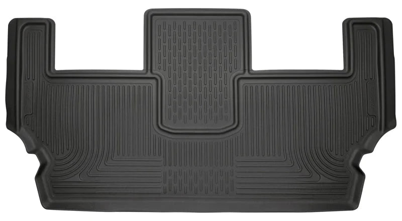 Husky Liners 2017 Chrysler Pacifica (Stow and Go) 3rd Row Black Floor Liners - Main Product View