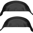 Load image into Gallery viewer, Husky Liners 2017 Ford F-250 Super Duty / 2017 Ford F-350 Super Duty Black Rear Wheel Well Guards - Main Product View