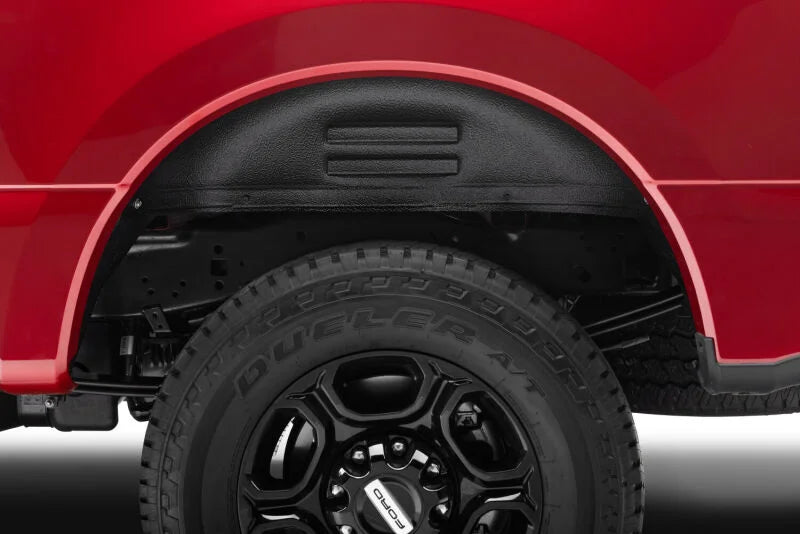 Husky Liners 2017 Ford F-250 Super Duty / 2017 Ford F-350 Super Duty Black Rear Wheel Well Guards - Installation View