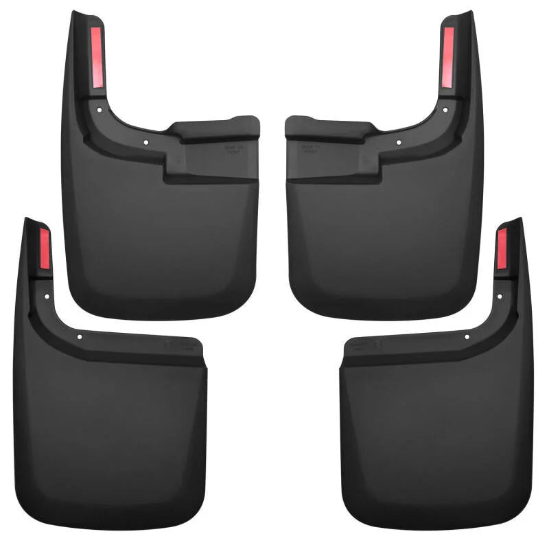 Husky Liners 2017 Ford F-250/F350 Custom-Molded Front and Rear Mud Guards - Main Product View