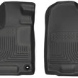 Load image into Gallery viewer, Husky Liners 2017 Honda Ridgeline WeatherBeater Front Black Floor Liners - Main Product View