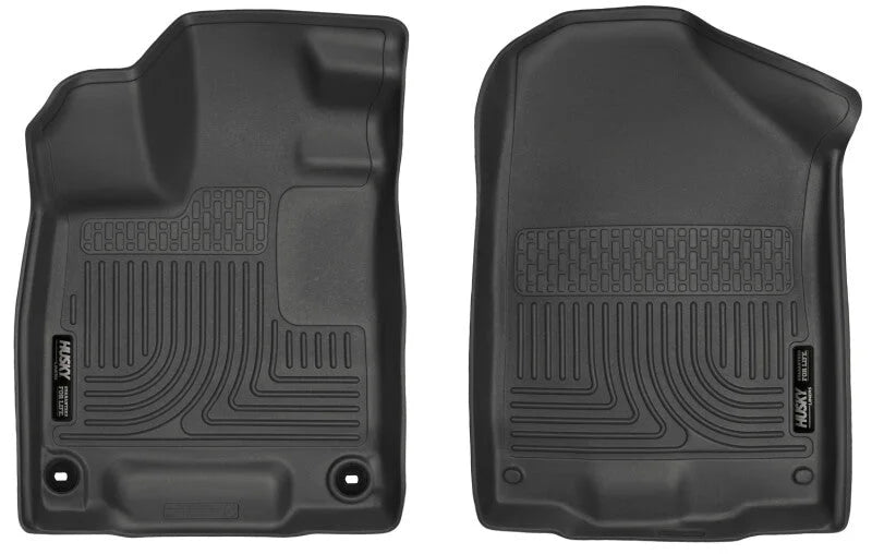 Husky Liners 2017 Honda Ridgeline WeatherBeater Front Black Floor Liners - Main Product View