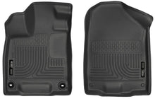 Load image into Gallery viewer, Husky Liners 2017 Honda Ridgeline WeatherBeater Front Black Floor Liners - Main Product View