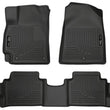 Load image into Gallery viewer, Husky Liners 2017 Hyundai Elantra Weatherbeater Black Front and Second Row Floor Liners - Main Product View