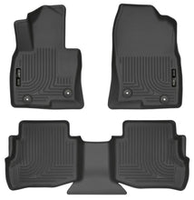 Load image into Gallery viewer, Husky Liners 2017 Mazda CX-9 WeatherBeater Floor Liner (Front and Second Rows) - Black - Main Product View