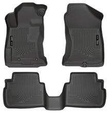 Load image into Gallery viewer, Husky Liners 2017 Subaru Impreza Weatherbeater Black Front &amp; 2nd Seat Floor Liners - Main Product View