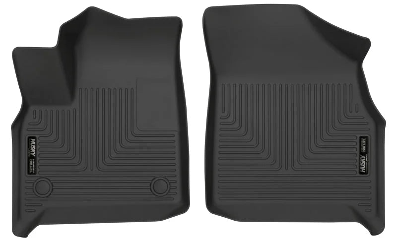 Husky Liners 2018 Buick Enclave WeatherBeater Black Front Floor Liners - Main Product View