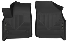 Load image into Gallery viewer, Husky Liners 2018+ Chevrolet Traverse / 2018+ Buick Enclave X-Act Contour Black Front Floor Liners - Main Product View