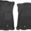 Load image into Gallery viewer, Husky Liners 2018 Toyota Tacoma Crew/Extended Cab X-Act Contour Black Front Floor Liners - Main Product View