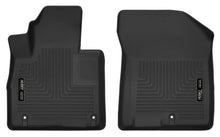 Load image into Gallery viewer, Husky Liners 2019-2020 Hyundai Santa Fe X-Act Contour Black Floor Liners -Front - Main Product View