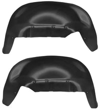 Load image into Gallery viewer, Husky Liners 2019+ Chevrolet Silverado 1500 Black Rear Wheel Well Guards - Main Product View