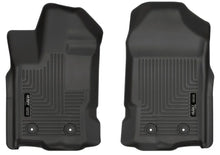 Load image into Gallery viewer, Husky Liners 2019 Ford Ranger SuperCrew Cab &amp; SuperCab WeatherBeater Black Floor Liners - Main Product View