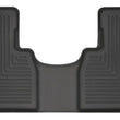 Load image into Gallery viewer, Husky Liners 2019 Hyundai Santa Fe WeatherBeater 2nd Row Black Floor Liners - Main Product View