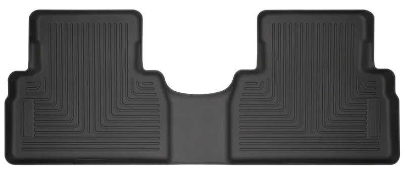 Husky Liners 2019 Hyundai Santa Fe WeatherBeater 2nd Row Black Floor Liners - Main Product View