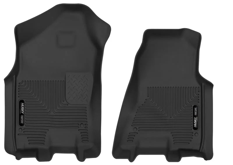Husky Liners 2019 RAM 1500 Crew Cab/Quad Cab X-Act Contour Black Front Floor Liners - Main Product View
