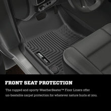 Load image into Gallery viewer, Husky Liners 2019 Ram 1500 Crew Cab WeatherBeater Black Second Row Floor Liners - Additional View 7