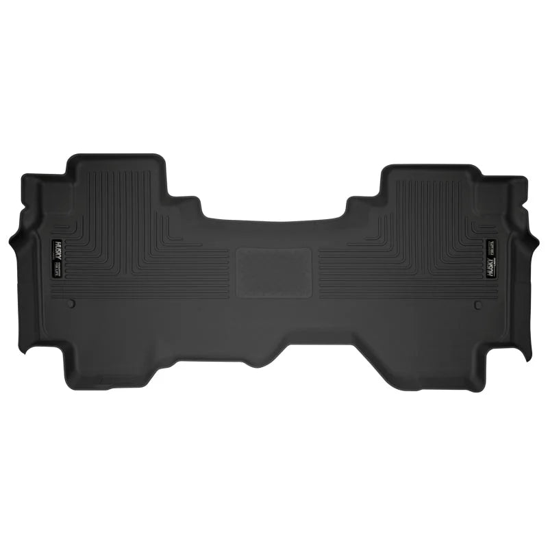 Husky Liners 2019 Ram 1500 / Dodge Ram X-Act Contour Second Row Black Floor Liners - Main Product View