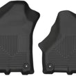 Load image into Gallery viewer, Husky Liners 2019 Ram 2500/3500 Crew Cab/Mega Cab WeatherBeater Black Front Floor Liners - Main Product View
