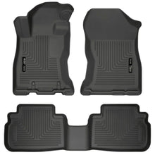 Load image into Gallery viewer, Husky Liners 2019 Subaru Forester Weatherbeater Black Front &amp; 2nd Seat Floor Liners - Main Product View